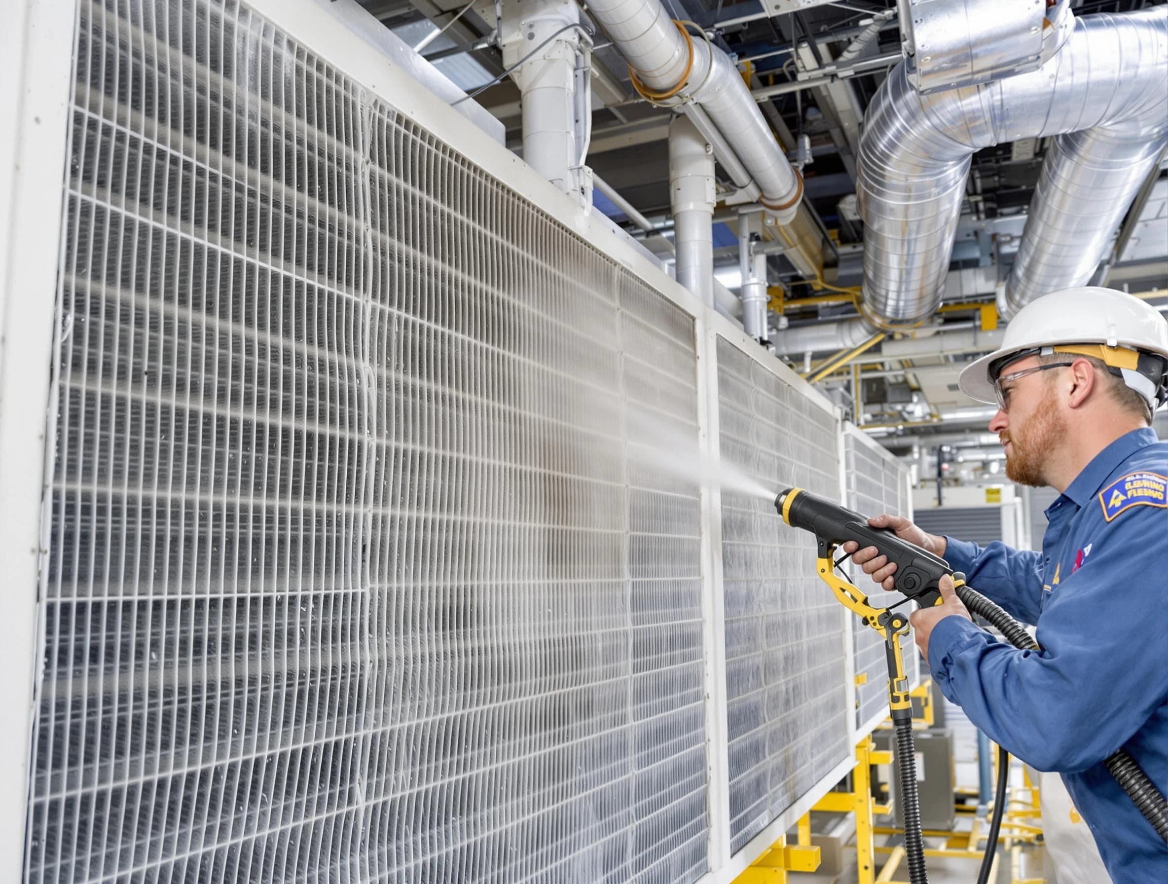 Professional commercial coil cleaning by Adamsville Air Duct Cleaning in Adamsville