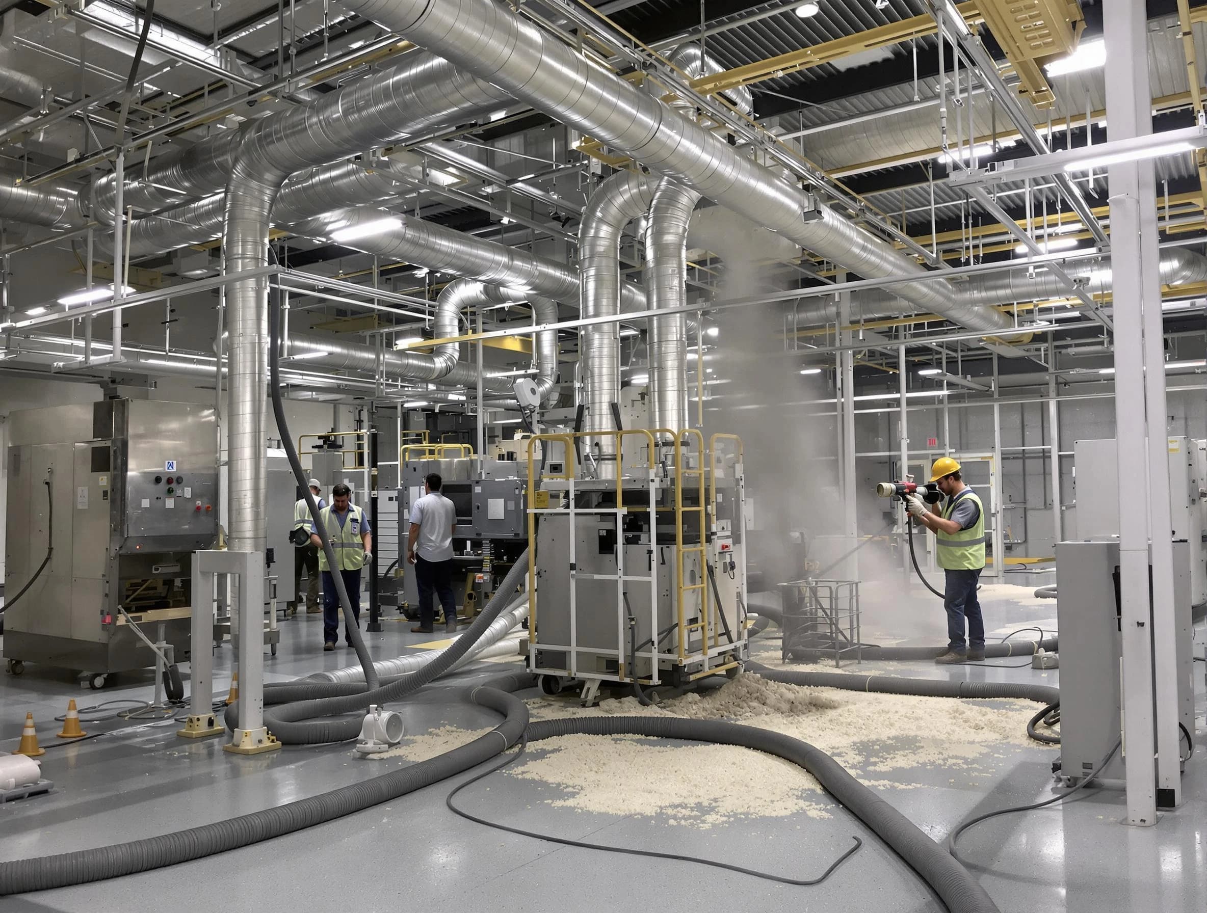 Heavy-duty industrial duct cleaning by Adamsville Air Duct Cleaning in Adamsville