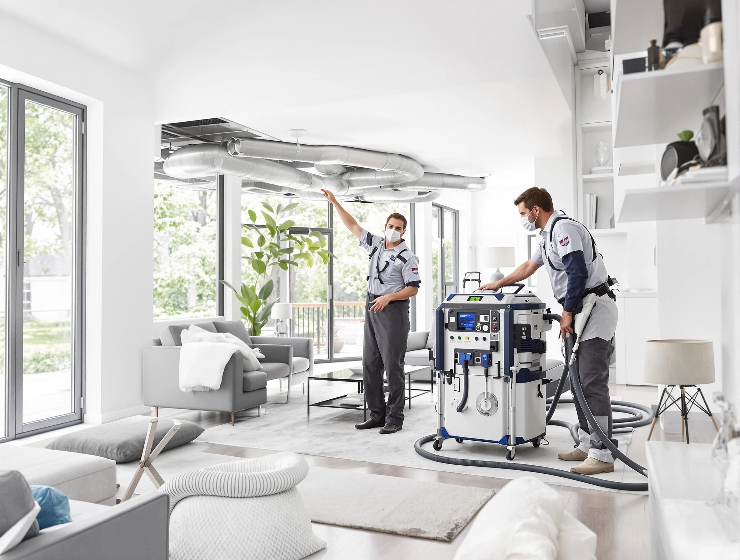 Adamsville Air Duct Cleaning professional conducting pure air duct cleaning with state-of-the-art equipment in Adamsville