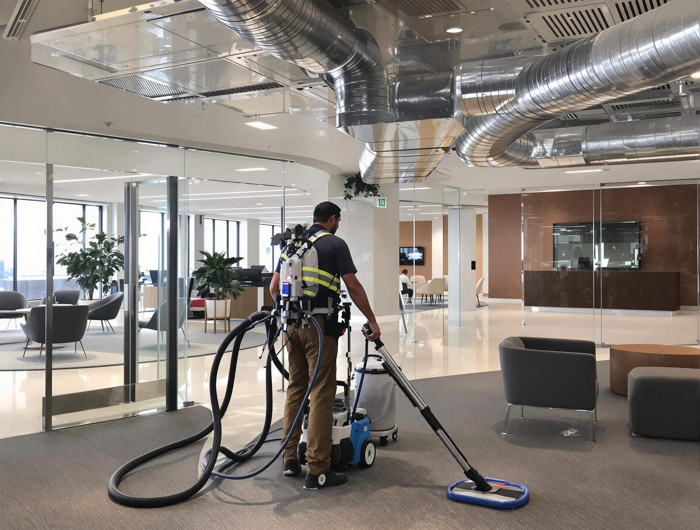 Commercial duct cleaning service by Adamsville Air Duct Cleaning in Adamsville