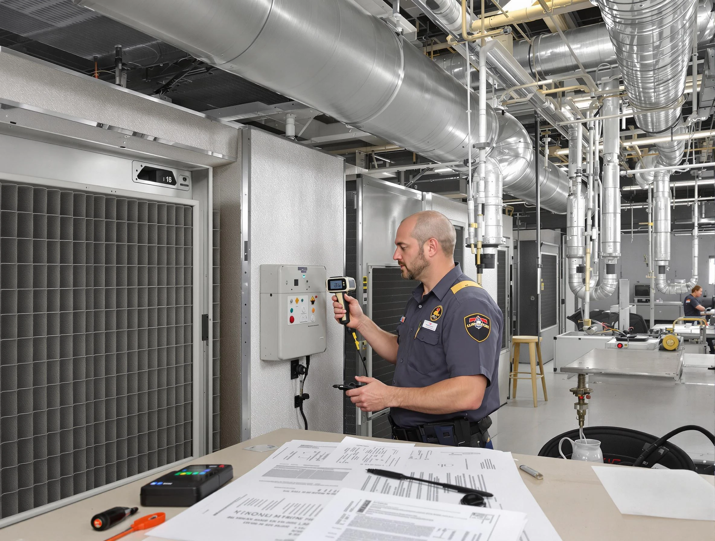 Professional filter system inspection by Adamsville Air Duct Cleaning in Adamsville